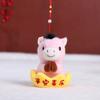 Cute Stuffed Animal Keyring Creative Plush Horse Doll Pendant Zodiac Pony Figurine  Car Decoration
