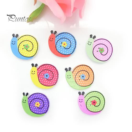 50 шт. деревянные пуговицы в виде птицы, бабочки, совы, улитки и сердца для шитья своими руками, скрапбукинга