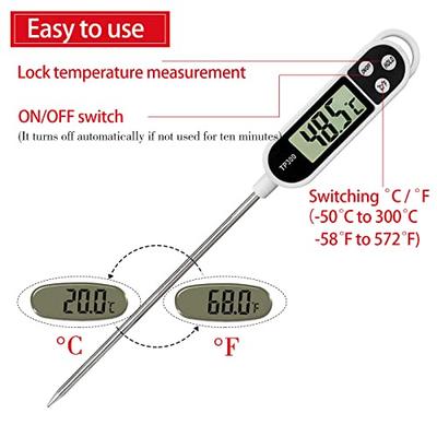 Термометр Кухонный термометр Кухонный аксессуар Кухонный термометр Кухонный термометр 5-секундный термометр с ЖК-экраном для барбекю для кондитерских изделий Барбекю