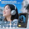 MP3-плеер [Новая модель 2026 года и 0 ГБ памяти] Совместимый с Bluetooth 5.3 HIFI Музыкальный плеер 1,77-дюймовый Полный сенсорный экран Сплав цинка Ультралегкий 61 г FM-радио