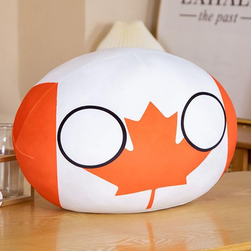 20-40 см Набитая подушка Polandball Countryball Япония Организация Объединенных Наций Украина Швейцария Германия Италия Плюшевая игрушка Каваи Детские подарки