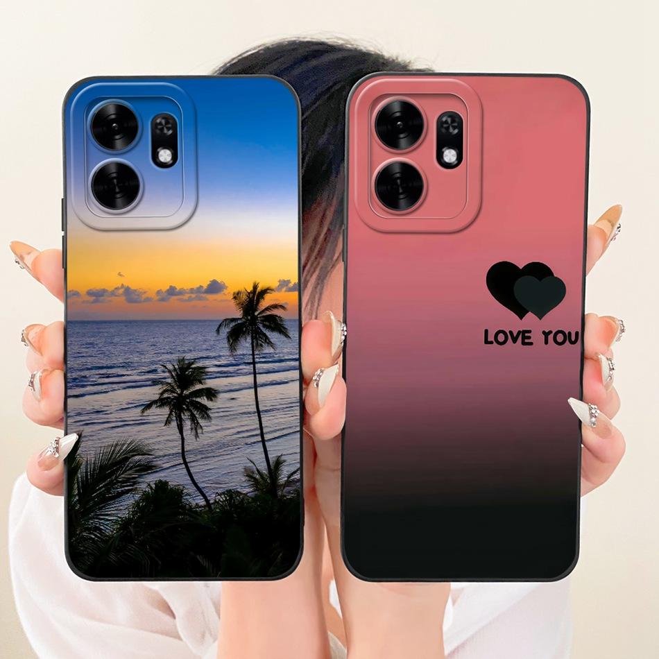 For Honor X6d LNA-NX1 2026 Fashion Dusk Beach Painting Phone Case For Honor X6D 5G Soft Silicone Covers Bumpers