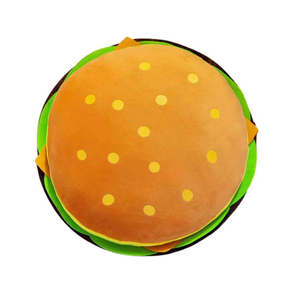 Cheeseburger Plush Toy Cushion Cute Burger Hamburger Stuffed Pillow for Boy Girl