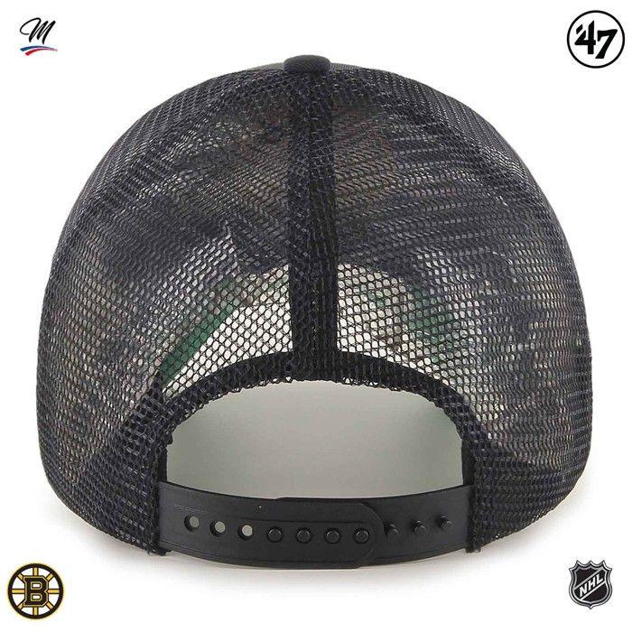 Casquette ajustable 47 Brand - BRANSON Boston Bruins noir - Hockey sur glace - Adulte - Homme