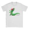 Мужская футболка Hoppers Tom Lizard с забавной позой крика Хлопковая одежда Потрясающие футболки с коротким рукавом и круглым вырезом Вечеринки Футболки