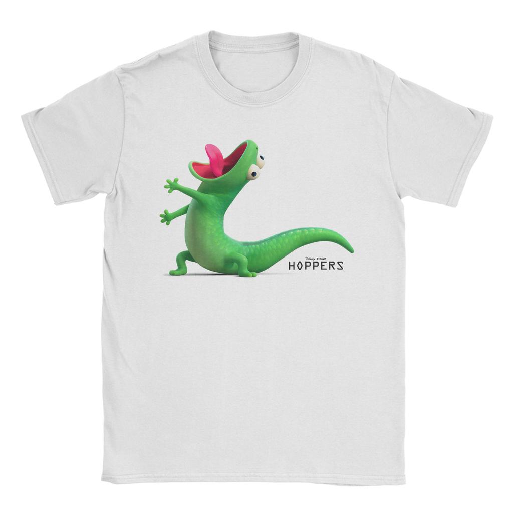 Мужская футболка Hoppers Tom Lizard с забавной позой крика Хлопковая одежда Потрясающие футболки с коротким рукавом и круглым вырезом Вечеринки Футболки