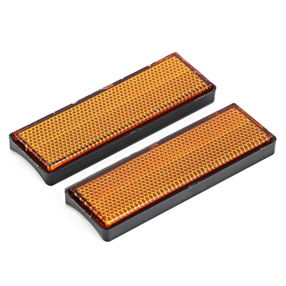 2 шт. Пластиковые мотоциклетные отражатели Задний стоп-сигнал Габаритный фонарь Деталь Подходит для Ducati Monster