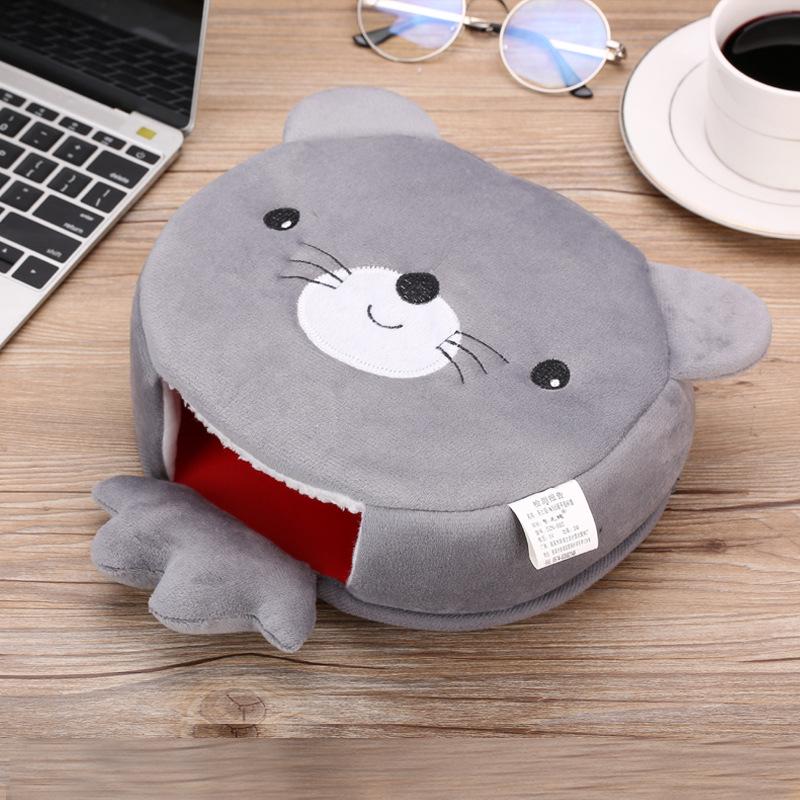 USB Нагреваемый коврик для мыши с поддержкой запястья - Флисовые перчатки-грелки для рук для мужчин