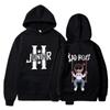 Весенние мужские толстовки с капюшоном Junior H Sad Boys Harajuku Girls Hip Hop Pullover Fancy Music Gift Casual Loose Comfort Sweatshirt