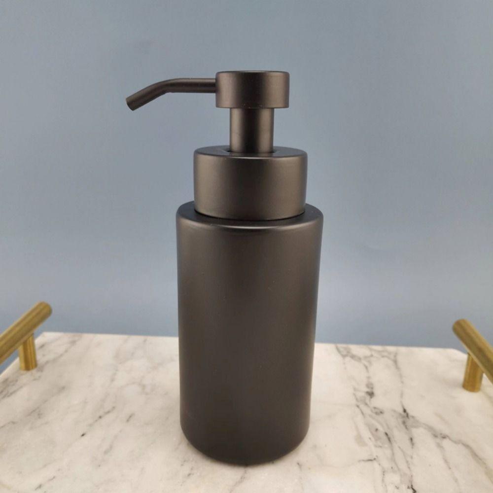 304 Stainless Steel Pump Hand Soap Dispenser Rust Proof Liquid Storage Container  Countertop