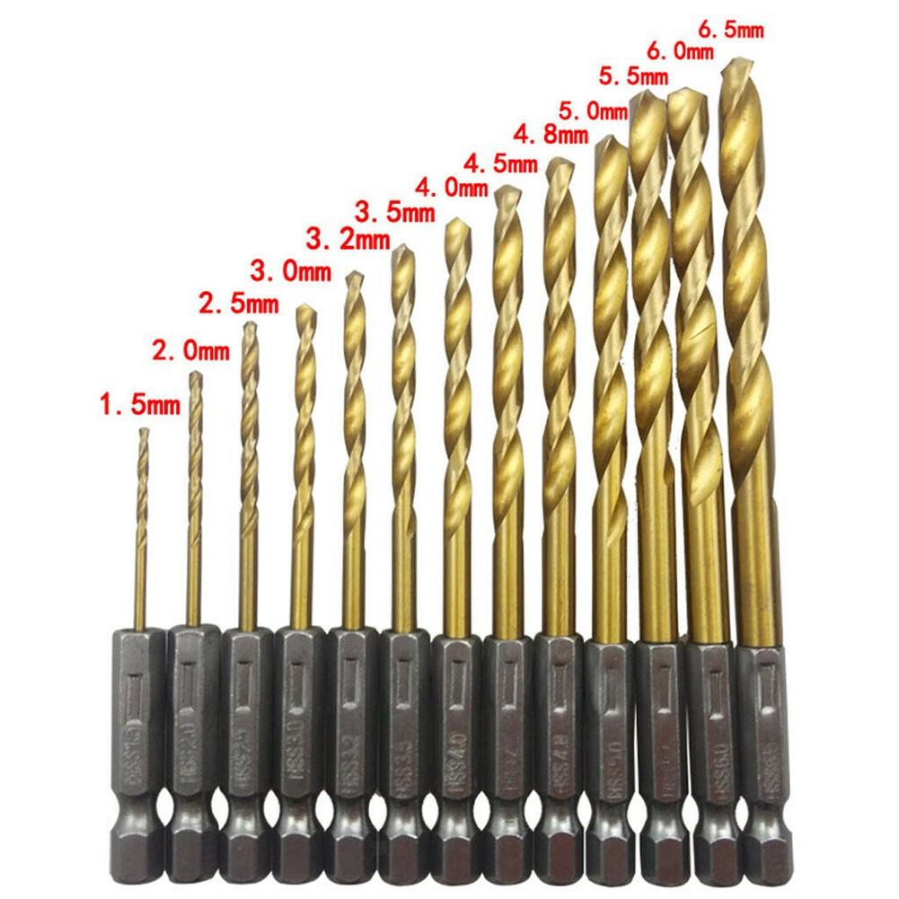 1.5mm-6.5mm HSS Drill Bit Hexagon Shank Accessories