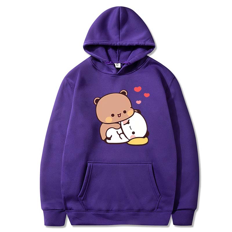 Bubu and Dudu Hoodie Women Aesthetic Graphic Kawaii Bubble Tea Hoodies Unisex Autumn Winter Anime Harajuku Sweatshirts