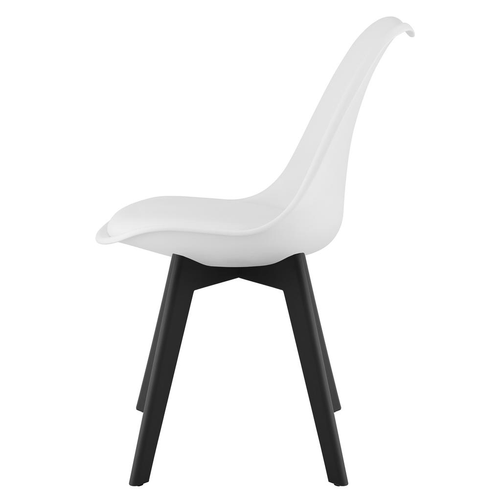 MARK chair - white / black legs x 3