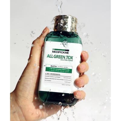 Medipickme All Green Tox Solution Тоник для восстановления барьера с цика и себорегулирующим действием 150 мл