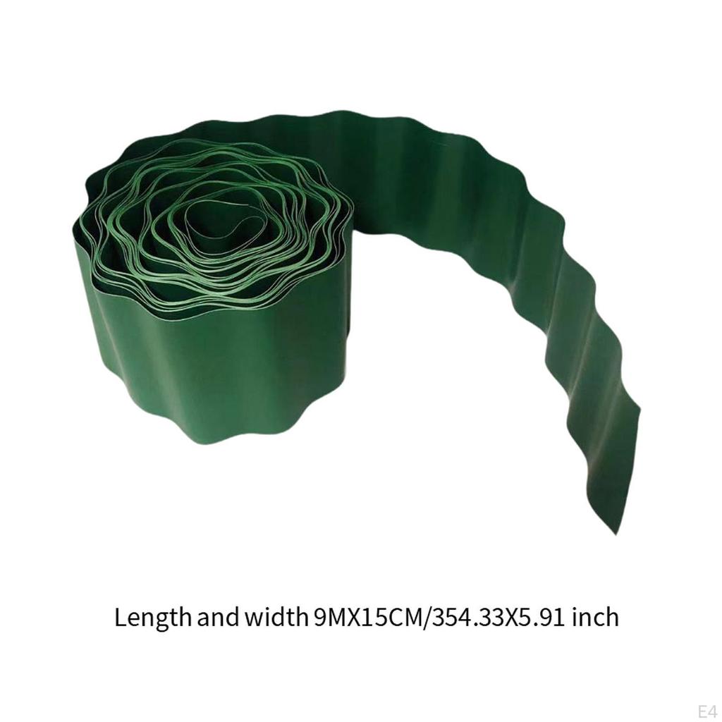 Ландшафтный дизайн своими руками ПП бордюрный рулон гибкие водонепроницаемые аксессуары зеленый для приподнятой клумбы