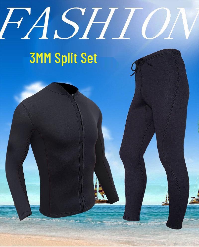 Men’s 3mm Neoprene Surf Diving Cold-Proof Wetsuit Top