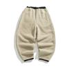 2025 Winter Warm Thick Pants Men Clothing Chinese Style Pants Men Lamb Fleece Joggers Pants Vintage Casual Baggy Mens Wide Leg Trousers