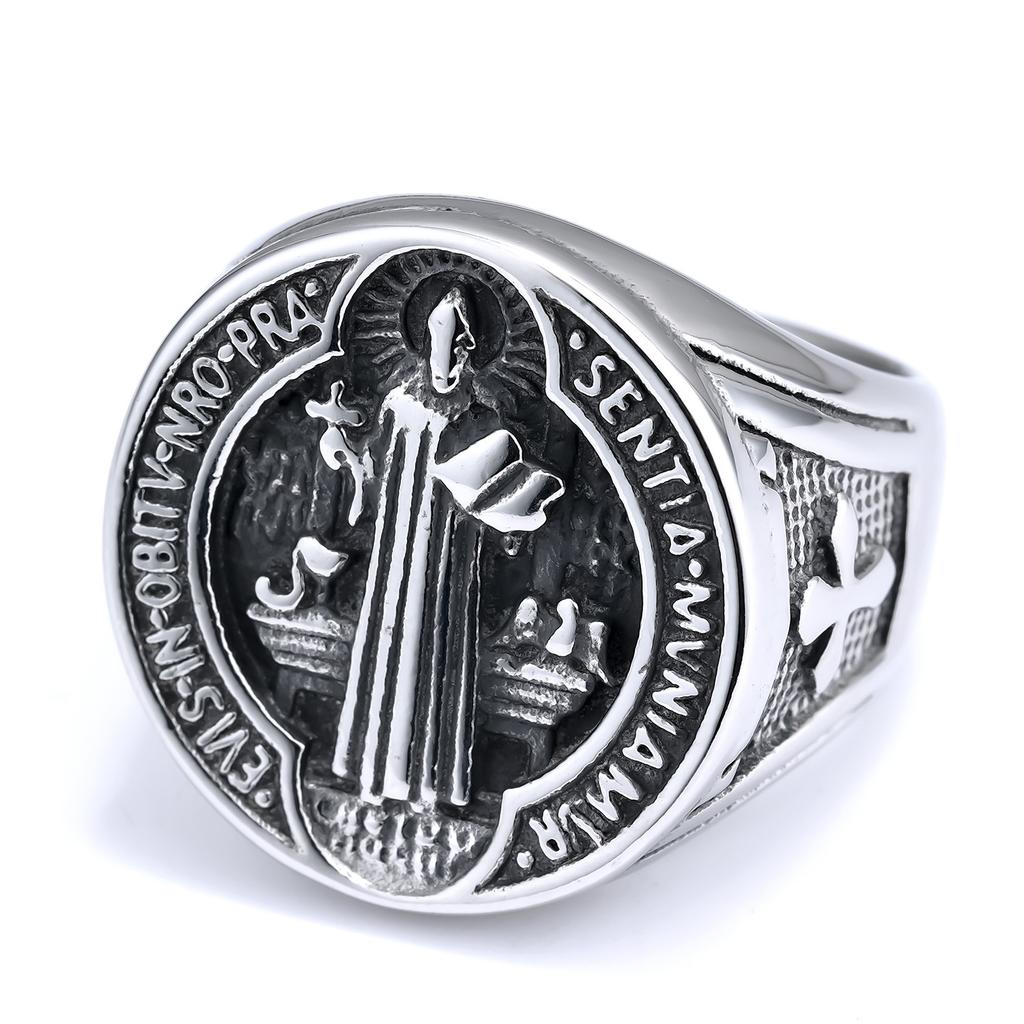 Мужское и женское кольцо Будды из титановой стали, из нержавеющей стали, руки вместе в форме поклонения Будде, кольцо Будды