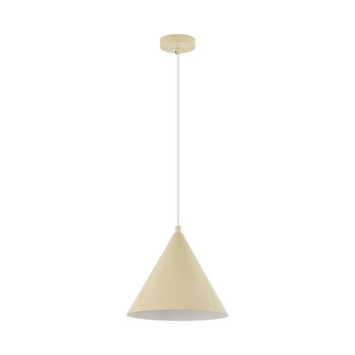 Suspension décorative 1xE27 23W IP20 – Métal beige