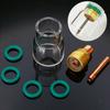 7PCS TIG Welding Torch For Stubby Gas Lens #12 Glass Cup Kit for WP-17 WP-18 WP-26