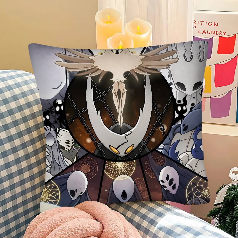 Игра Hollow Knight Карта Игровой Наволочка Квадратная Подушка Спальня Диван Досуг Комфорт Подушка Автомобиль Гостиная Домашний Декор