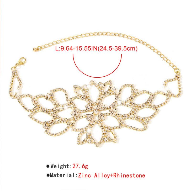 Сексуальный браслет на руку в форме полого цветка со стразами для женщин, простой цветочный свадебный браслет, свадебные украшения, аксессуары