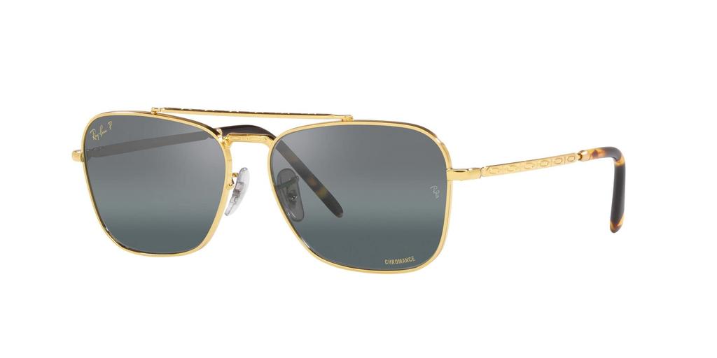Sunglasses RB3636 Legend Dark Blue Gradient Polarized Silver Contrast Enhancement Size 58 Ray-Ban Gold/Crystal Lenses,