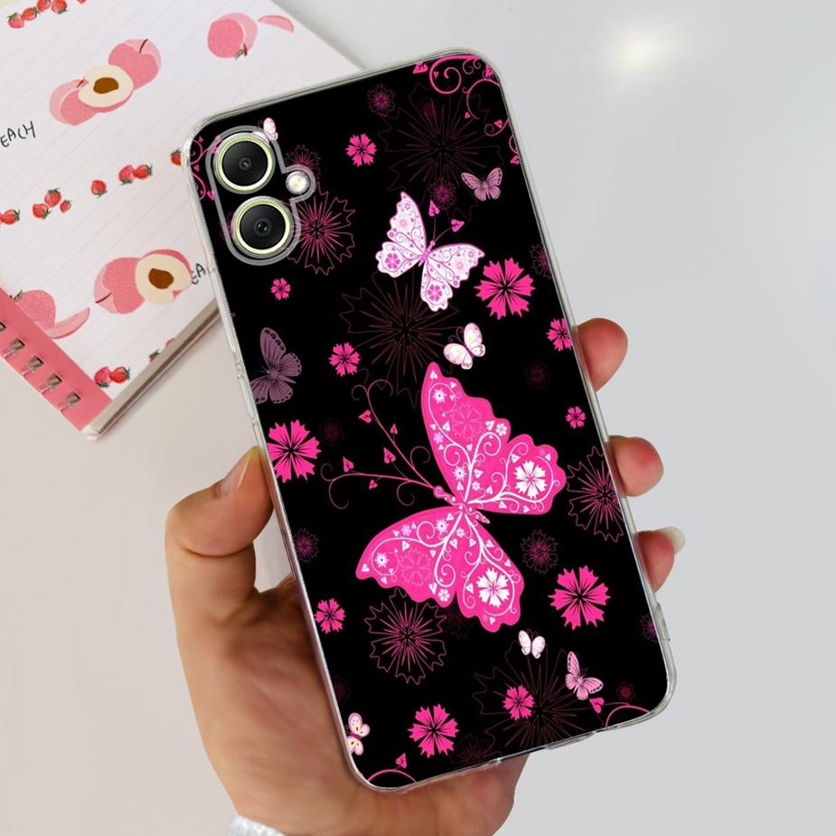 For Samsung Galaxy A05 Case SM-A055F Cute Painted Back Cover Phone Case For Samsung A05 A 05s Galaxy A05s Soft TPU Fundas Bumper