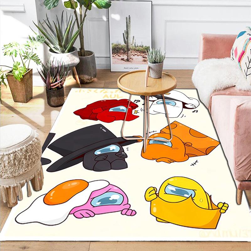 Among Us Rug Floor Mat for Living Room or Bedroom Soft and Comfortable Carpet a Gift for Birthday and Holiday.SFF0917020