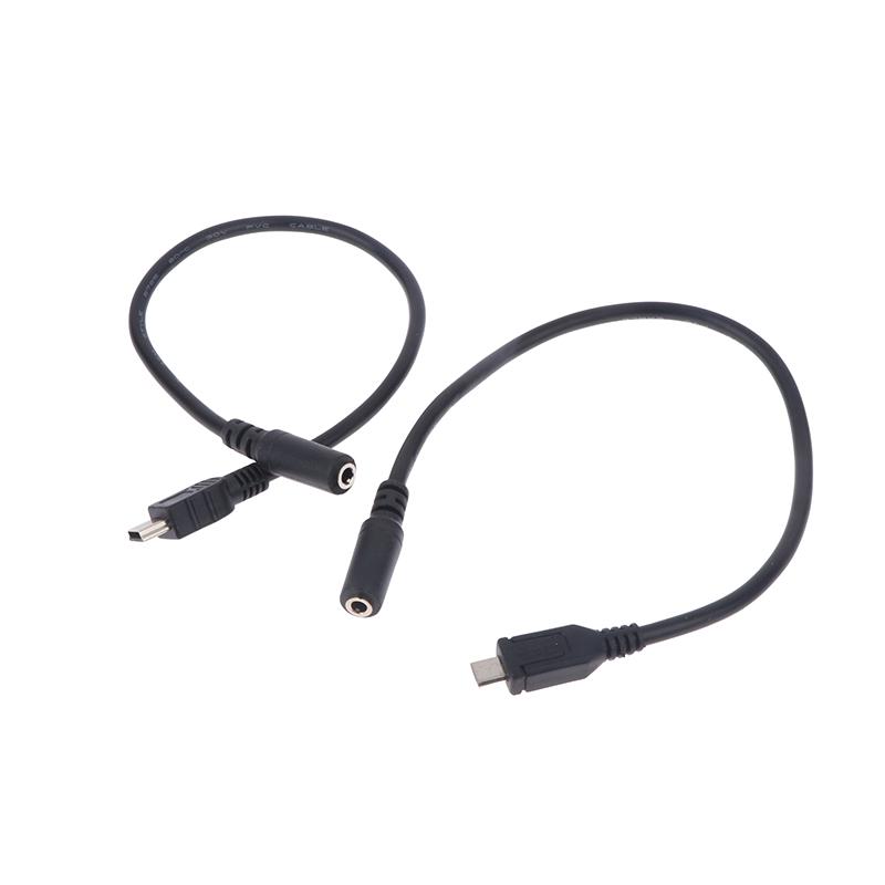 Micro USB To 3.5mm Jack Headphone Earphone Cable Adapter Socket Audio Cable for Active Clip Microphone Conversion Adapter