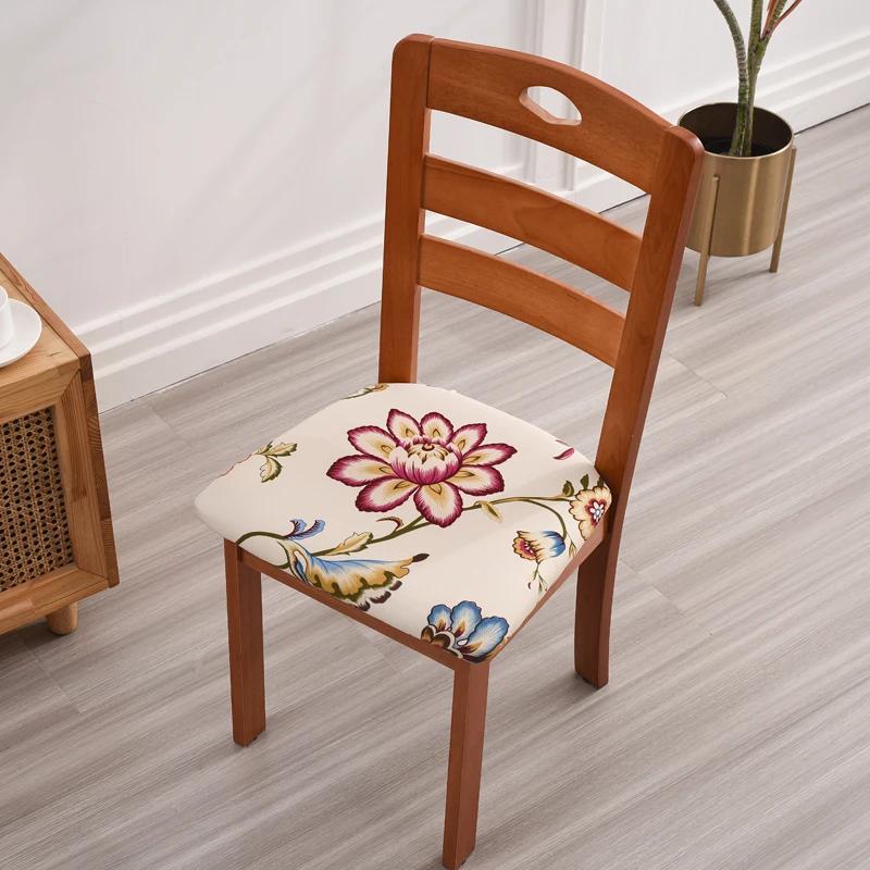 1 шт. чехлы для стульев в столовой, чехлы для стульев, эластичная ткань, без подлокотников, съемная, моющаяся защита для стульев