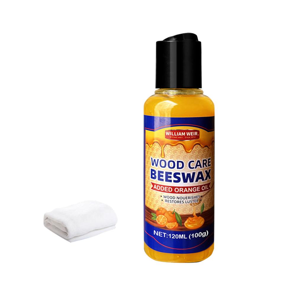 Кондиционер для дерева с натуральным пчелиным воском и апельсиновым маслом, 120 мл. Уход за деревом с натуральным пчелиным воском, полироль для мебели с пчелиным воском, полировка пчелиным воском