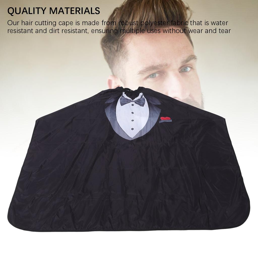 Профессиональная накидка для стрижки волос с регулируемой застежкой, водонепроницаемая, с защитой от грязи, для стрижки волос
