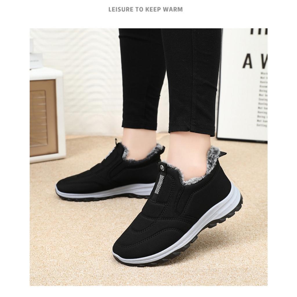 Cotton Shoes, Men's Shoes, Plush, Thick, Snow Boots, Warm Shoes, Short Boots