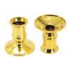 Timeless Brass Taper Candlestick Holders for Mantle Display (Pack of 2)