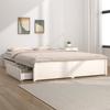VidaXL Bed Frame with Drawers White 120x200 Cm 3103509