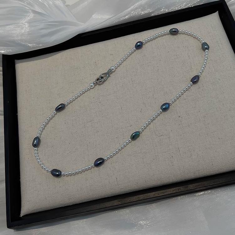 Новый стиль Натуральные Барочные Пресноводные Жемчужные Женские Цепочки Ожерелье Для Женщин Подарки На День Рождения Не Выцветает