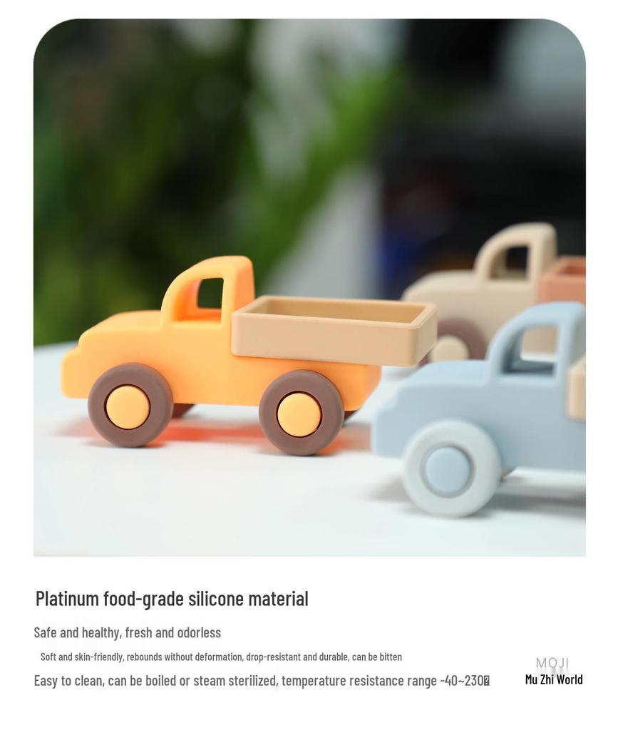 Мультяшная забавная силиконовая ударопрочная игрушка для малышей, машинка/самолет