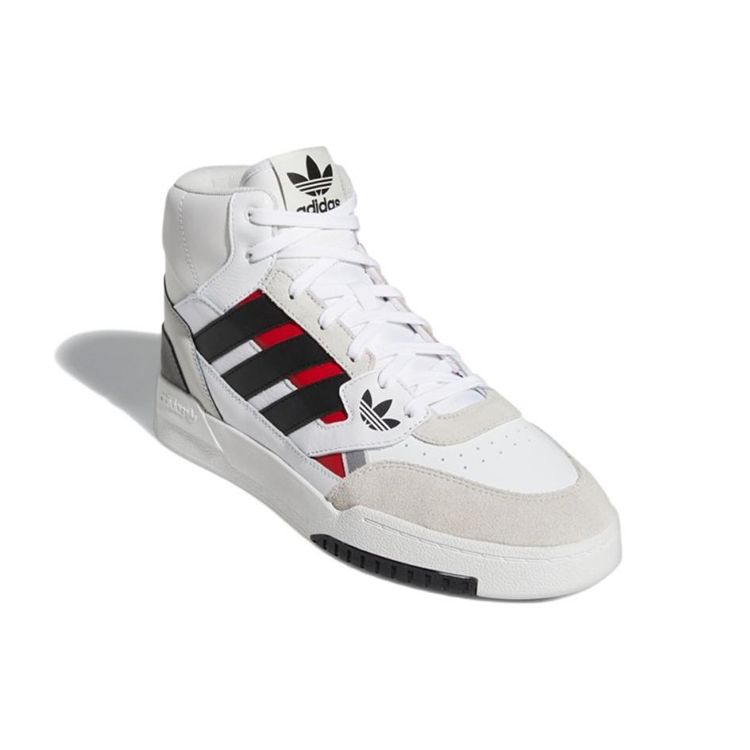 adidas Кроссовки унисекс Drop Step SE, белые, черные, солнечные красные, обувь, белый цвет, черный GV9447
