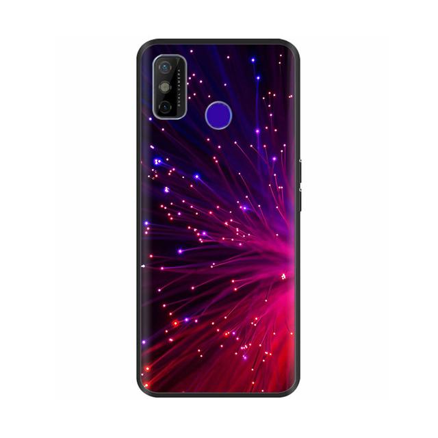 Для Tecno Spark 6 Go чехол для телефона Мягкая силиконовая задняя крышка с рисунком для Tecno Spark 6 Go Spark6 Go Черный ТПУ милый мультяшный бампер