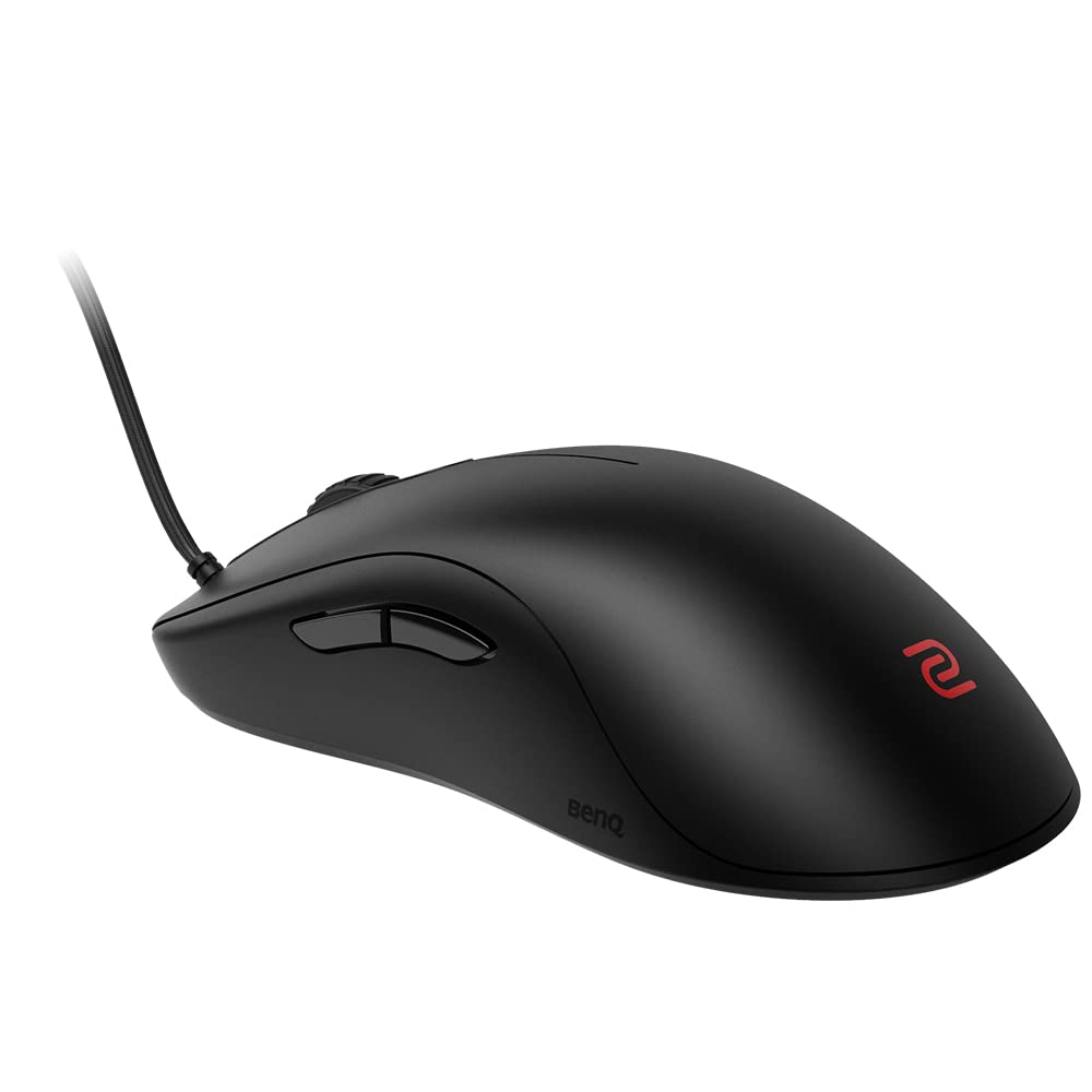 BenQ Gaming Mouse Port Connection Plug Sizes Black FK1-C (Symmetrical Design/3360 sensor/Right-handed/Paracord/Lightweight/USB & Play/3 Available M,