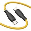 Кабель USB Type C - Type C 60 Вт 2,4 А для передачи данных для iPhone 15 Быстрый кабель Poco Type Провод Dat S0X6