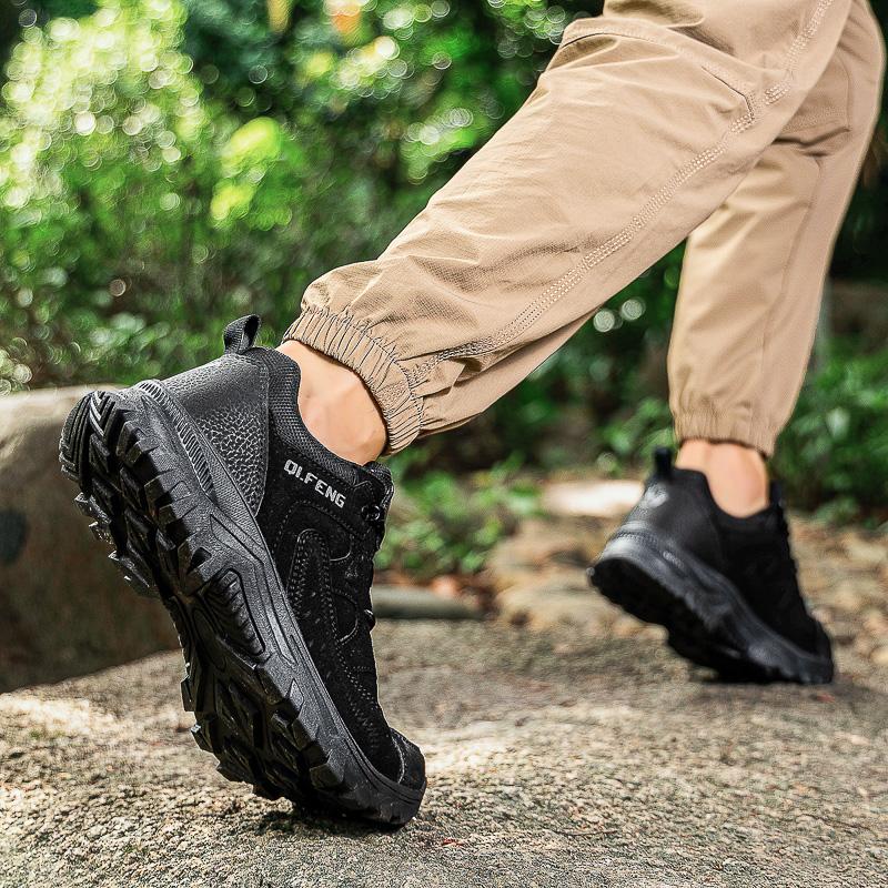 БОЛЬШОЙ РАЗМЕР Мужские Женские Кроссовки для Приключений Прочные Сцепление Нескользящая Обувь На шнуровке Комфорт Идеальны для Уличных Походов Ботинки Мужская Обувь37-49
