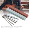 Stainless Steel+Sharpening Stone Guitar Maintenance Kit Multi-color Fret Polishing Tool  For Guitar