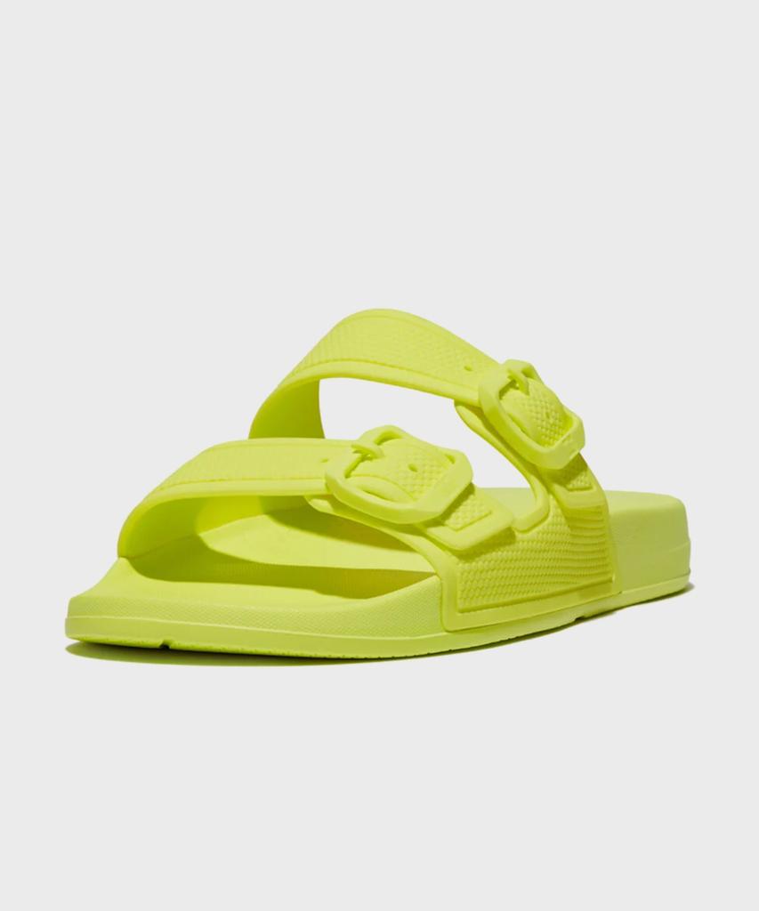 Fitflop Eye Cushion Buckle Slide Электрический желтый