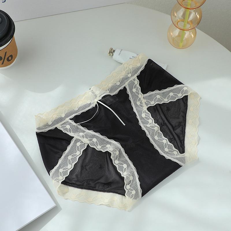 Кружевное ультратонкое ледяное шелковое женское нижнее белье мягкого цвета, сексуальное шелковое, гладкое, телесного цвета, удобное, тонкое и дышащее