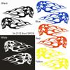 Modification Motorcycle Ornament 3D Fuel Tank Stickers Flame Skulls Decals Helmet Decration