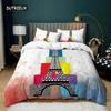Пододеяльник с изображением Эйфелевой башни King Paris Eiffel Tower Blue White Red Комплект постельного белья из полиэстера с всемирно известным архитектурным рисунком