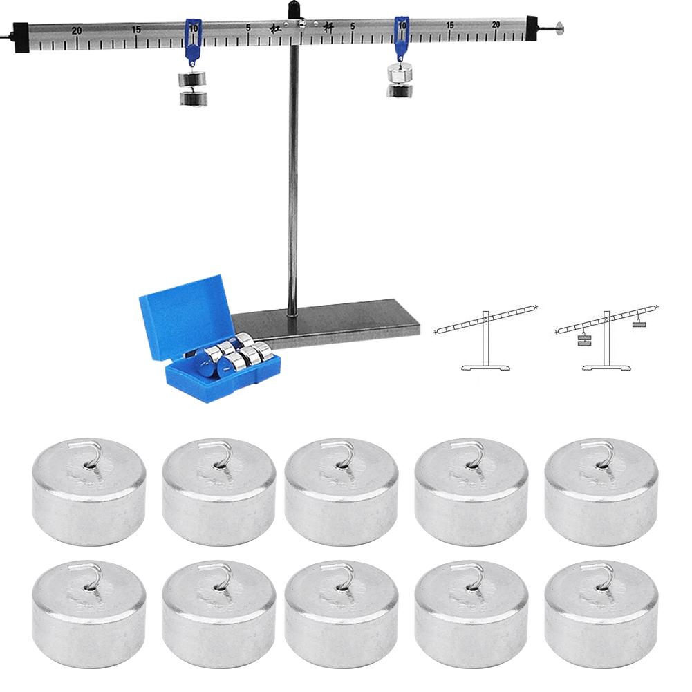 10 шт. Металлический груз с крючками и рычагом, принцип физического эксперимента, обучающий инструмент 50 г