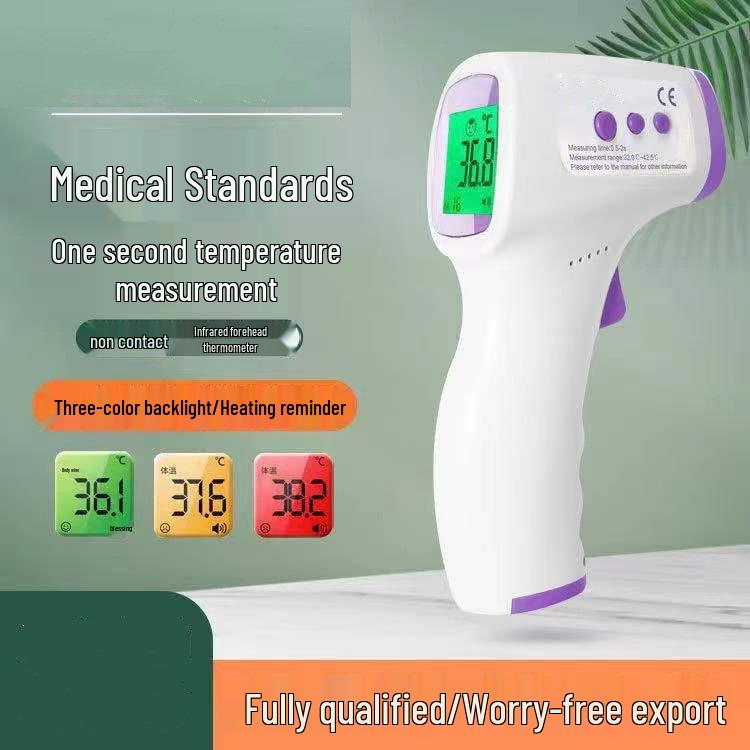 Infrared Forehead Thermometer for Adults & Children - Electronic Fever Measurement Device